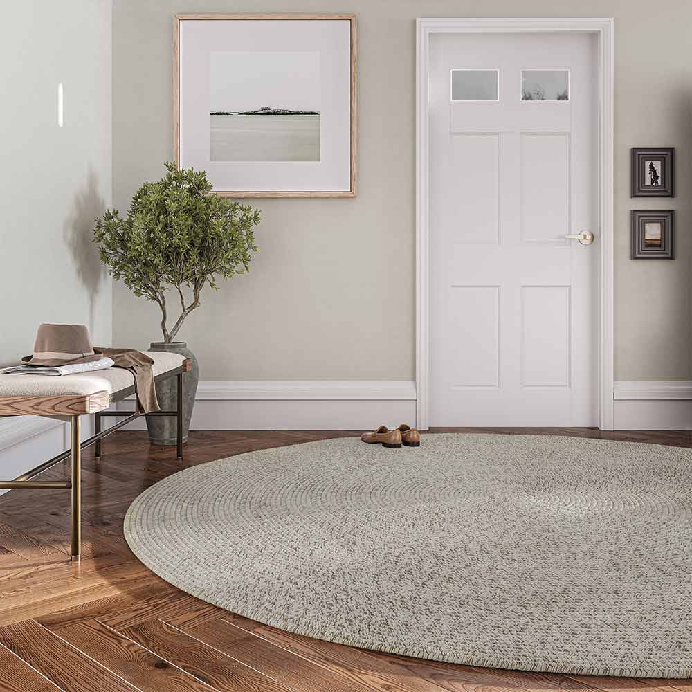 Braided Indoor/Outdoor Area Rug,8FT,6FT