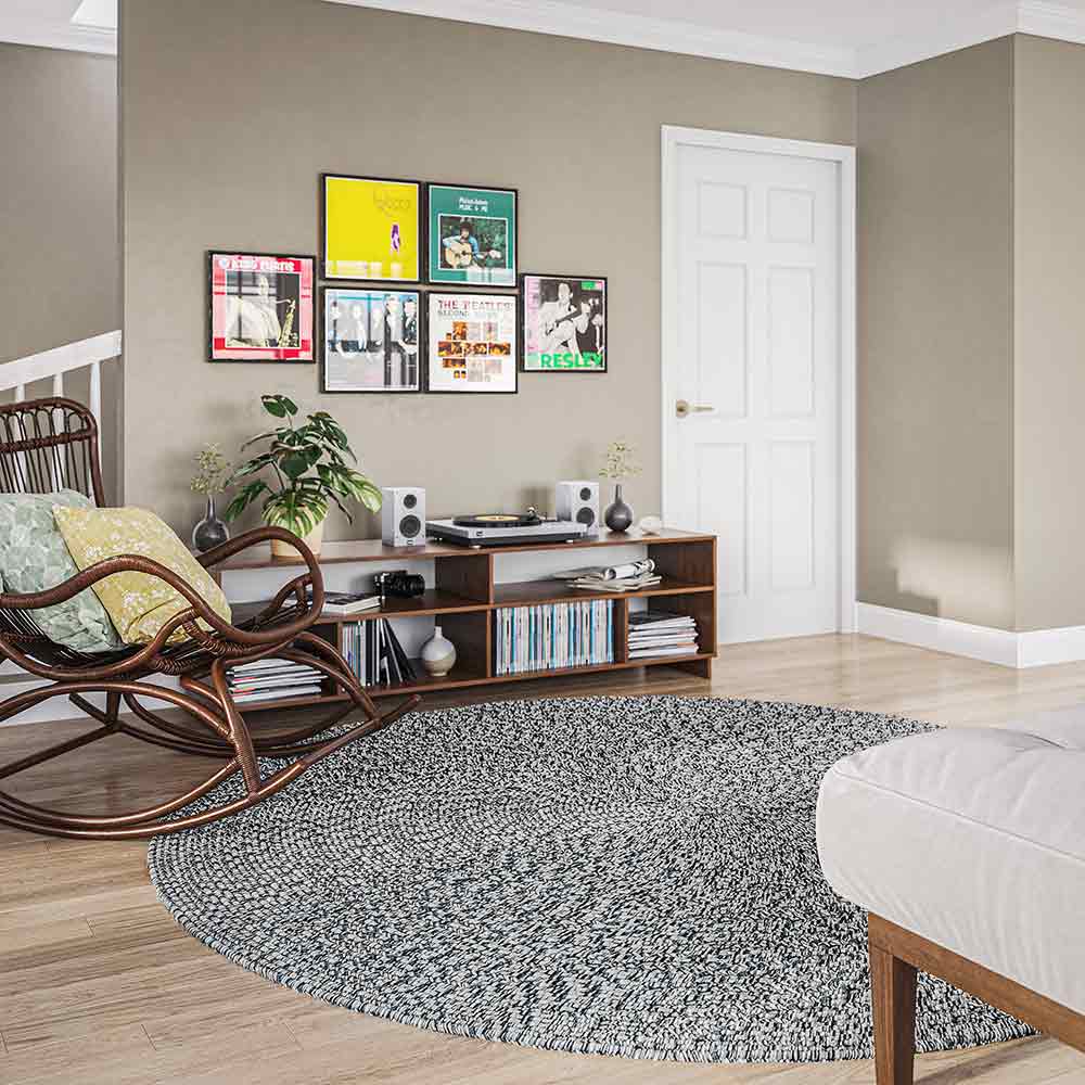 Braided Indoor/Outdoor Area Rug,8FT,6FT