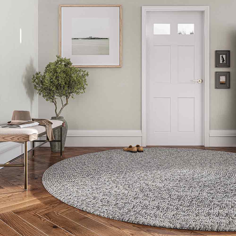 Braided Indoor/Outdoor Area Rug,8FT,6FT