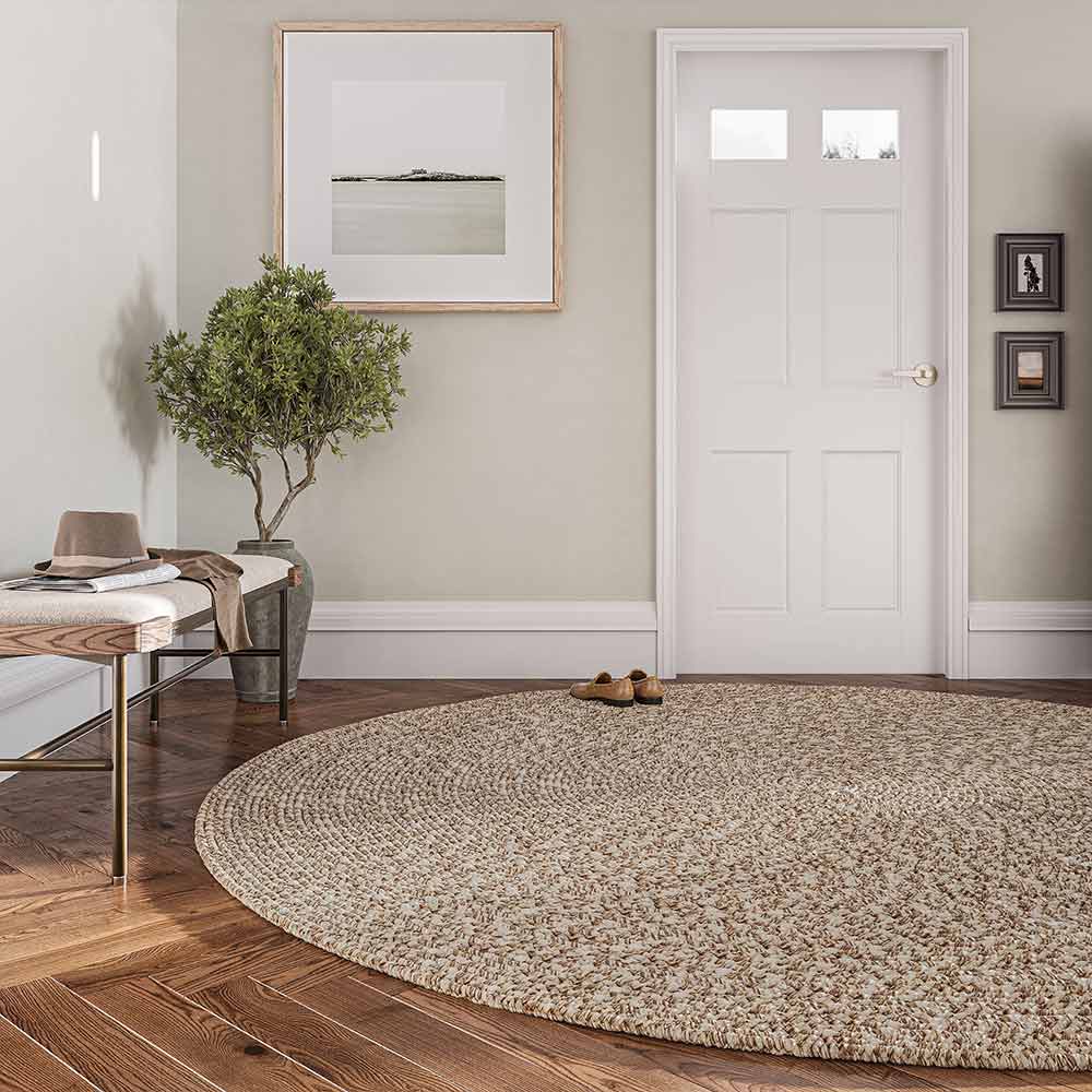 Braided Indoor/Outdoor Area Rug,8FT,6FT
