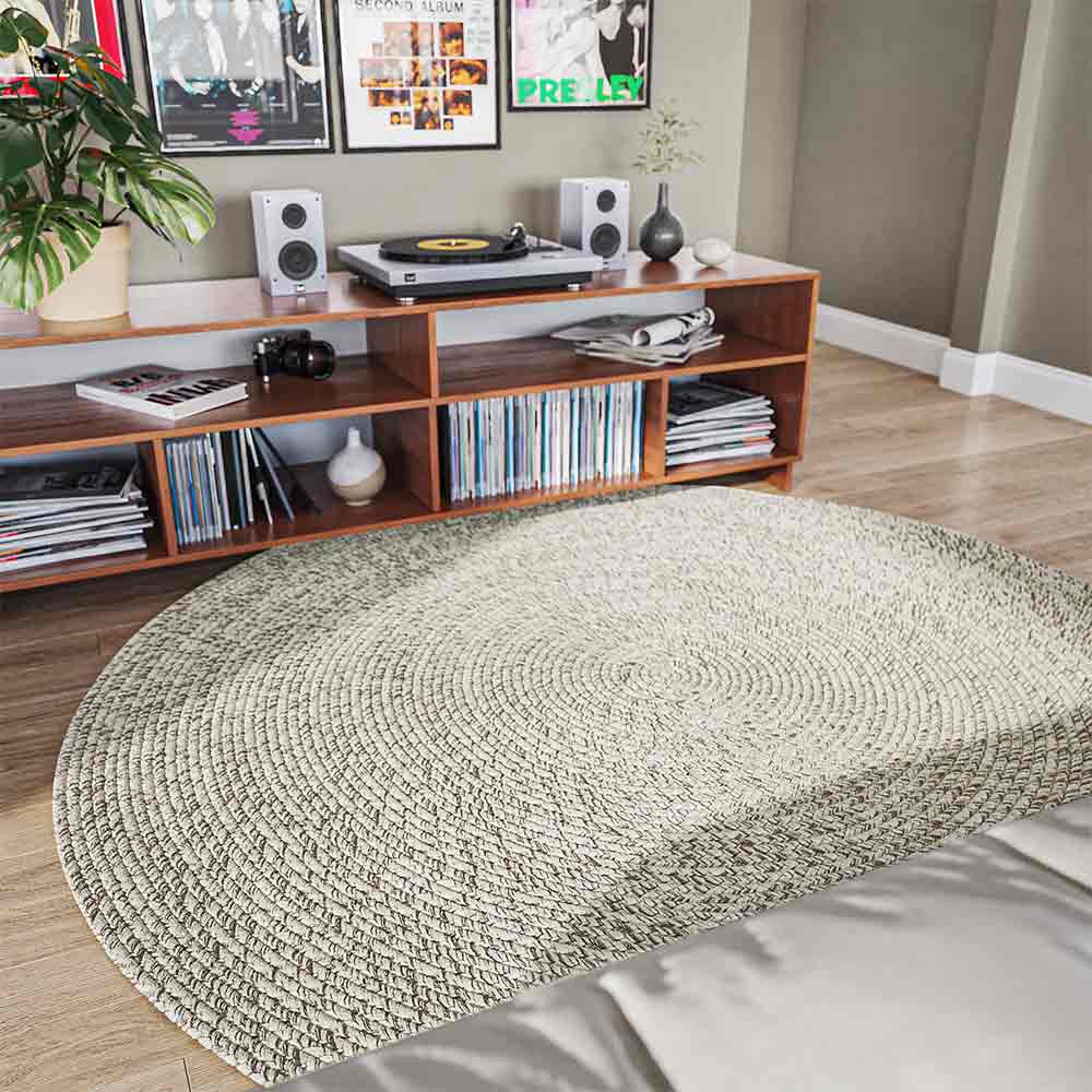 Braided Indoor/Outdoor Area Rug,8FT,6FT