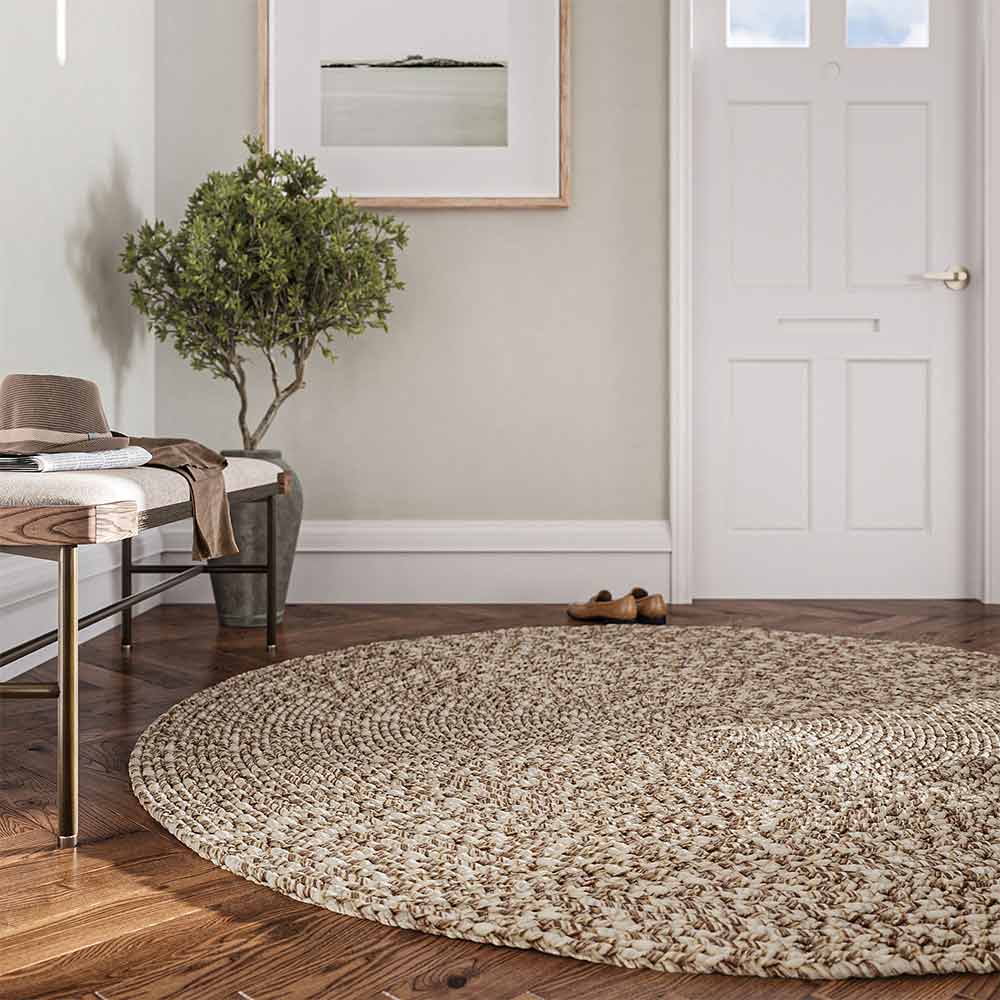 Braided Indoor/Outdoor Area Rug,8FT,6FT