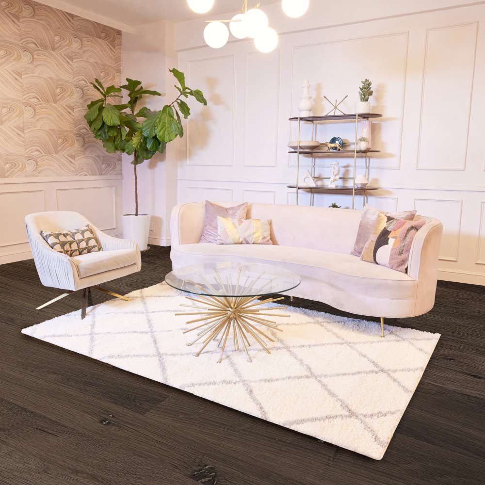 Diamond Trellis Area Rug Plush Shag Rug,8' x 10',5' x 8',4' x 6'