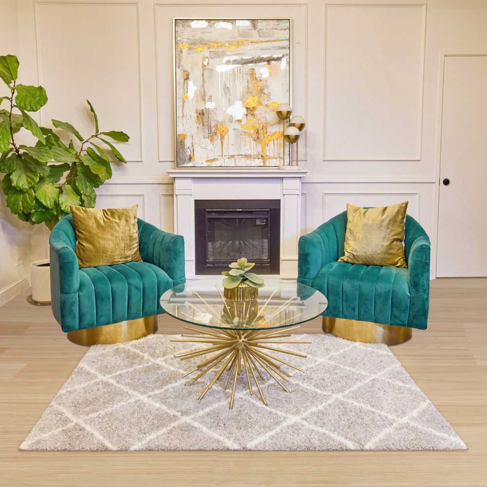 Diamond Trellis Area Rug Plush Shag Rug,8' x 10',5' x 8',4' x 6'