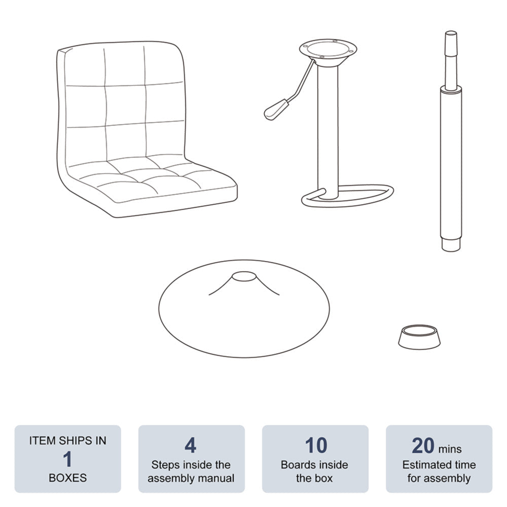 Elijah Bar Stool (Set of 2)