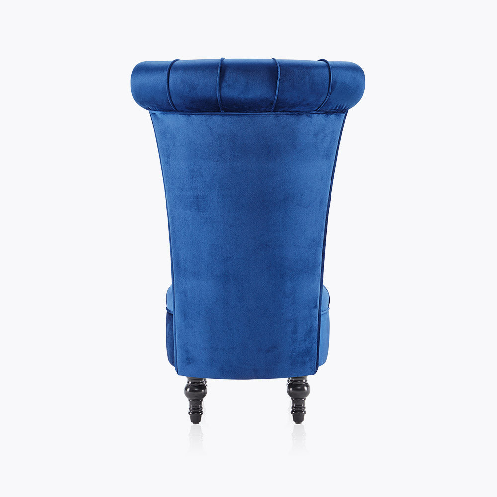 Tufted High Back Accent Chair