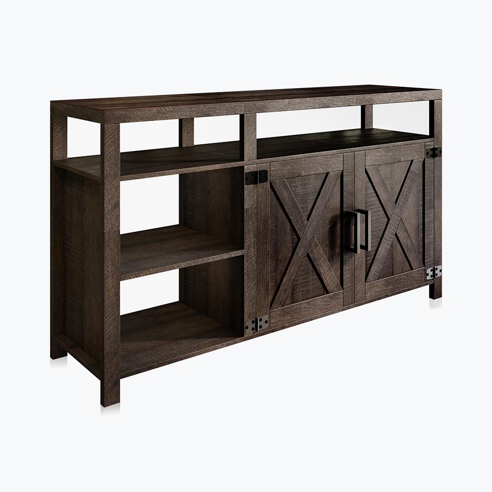 Preston Farmhouse TV Stand for TVs up to 65″