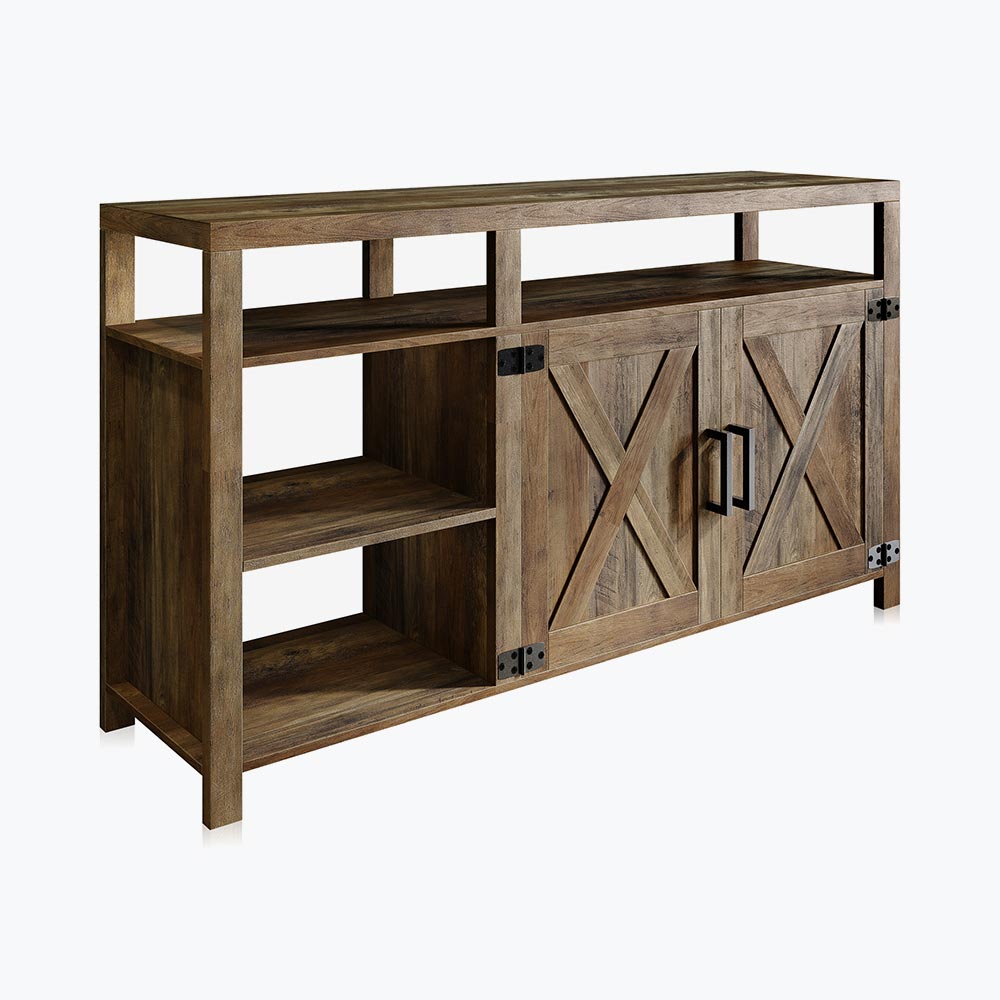 Preston Farmhouse TV Stand for TVs up to 65″