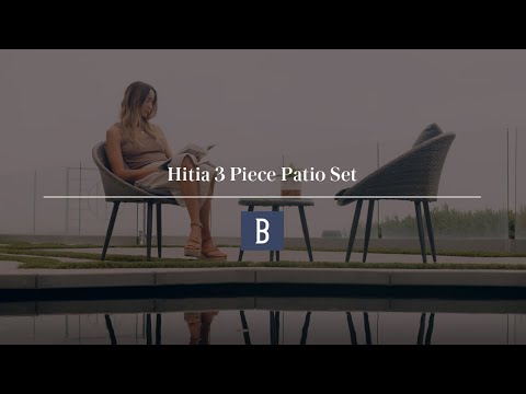 Hitia 3 Piece Patio Set