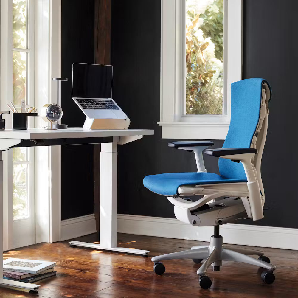 Blue Adjustable Office Chair