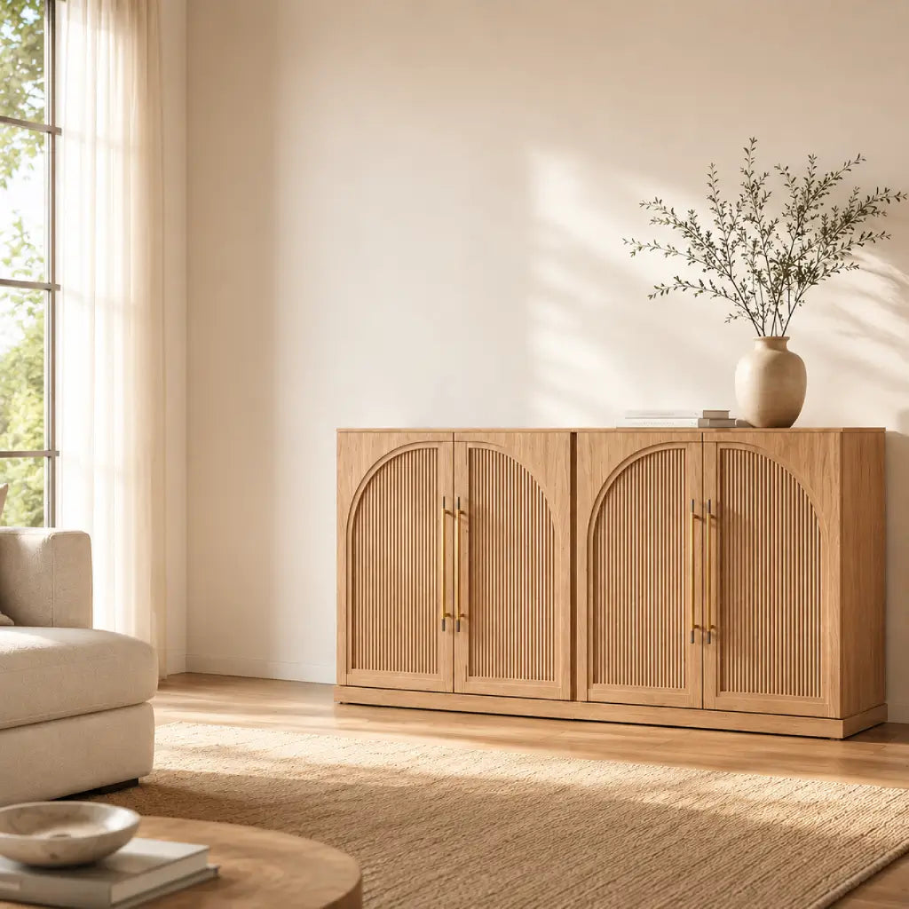 Jagger sideboard in serene living room