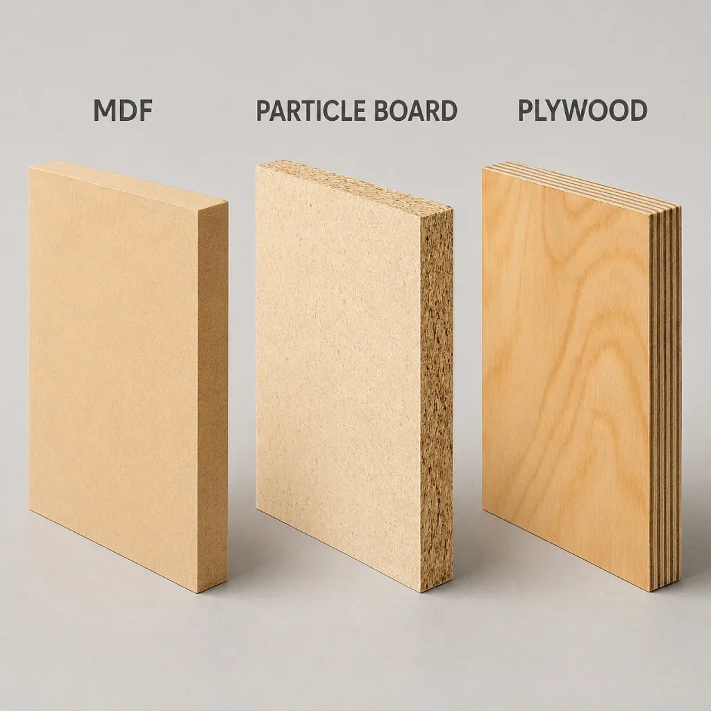 MDF particle board plywood comparison