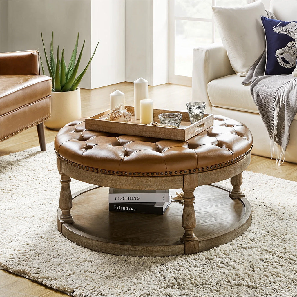 Round Ottoman Coffee Table