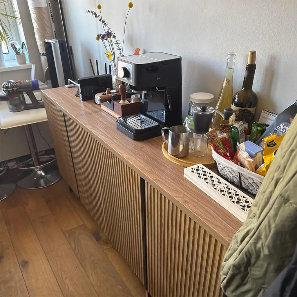 Sideboard-as-a-coffee-station