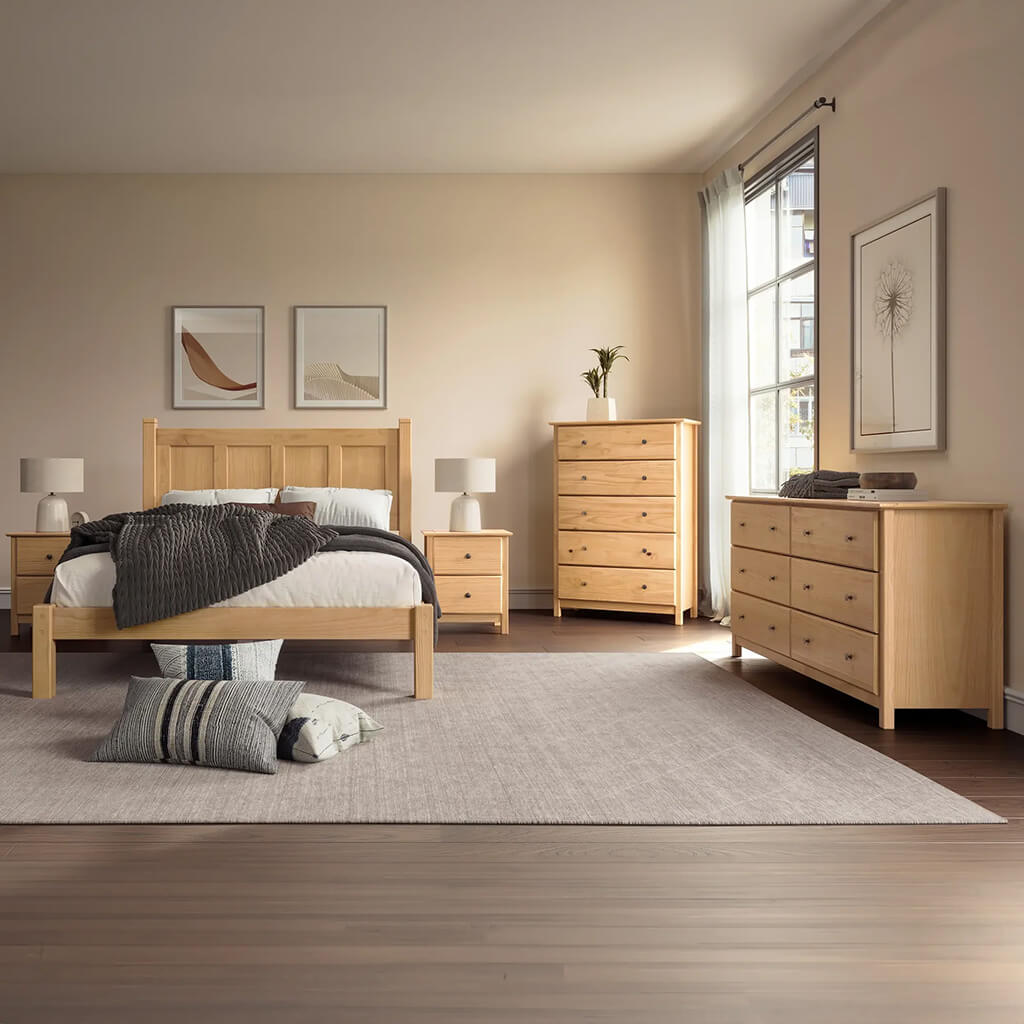 wood bedroom set