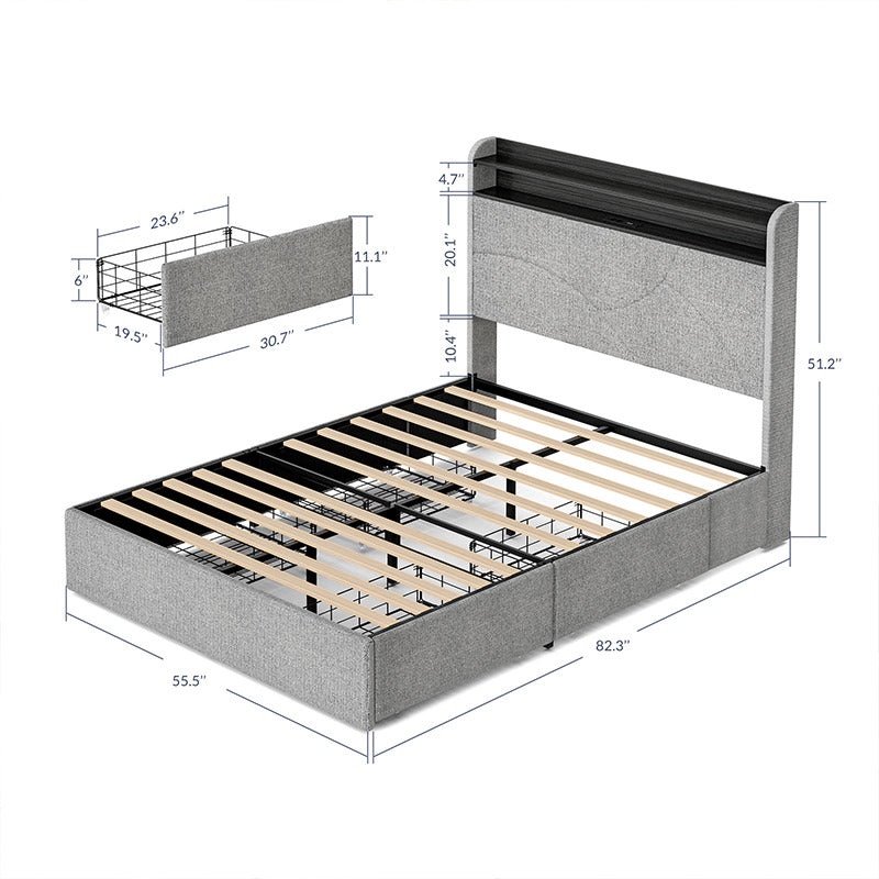 Cove Bed with Drawer