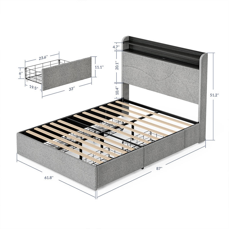 Cove Bed with Drawer