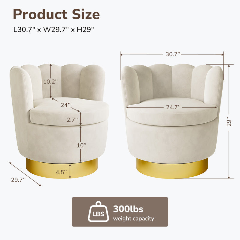 Lotus Swivel Chair