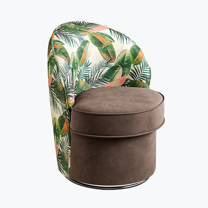 Grove Floral Swivel Accent Chair