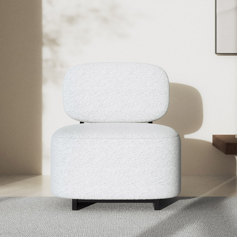 Modern Sherpa Accent Chair