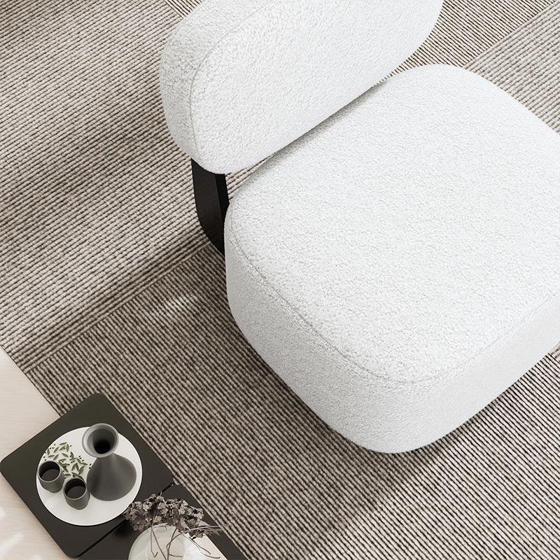 Modern Sherpa Accent Chair