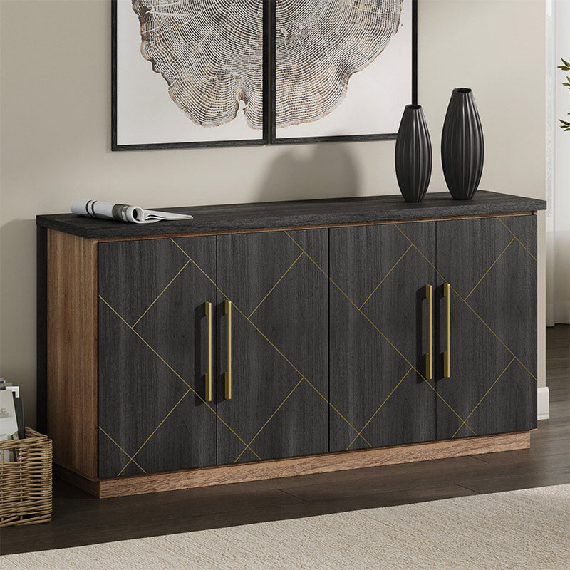 Buffet Cabinet With Storage, 65" Sideboard Cabinet