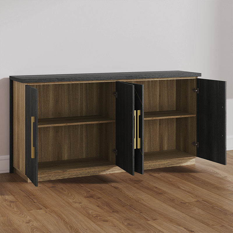 Buffet Cabinet With Storage, 65" Sideboard Cabinet