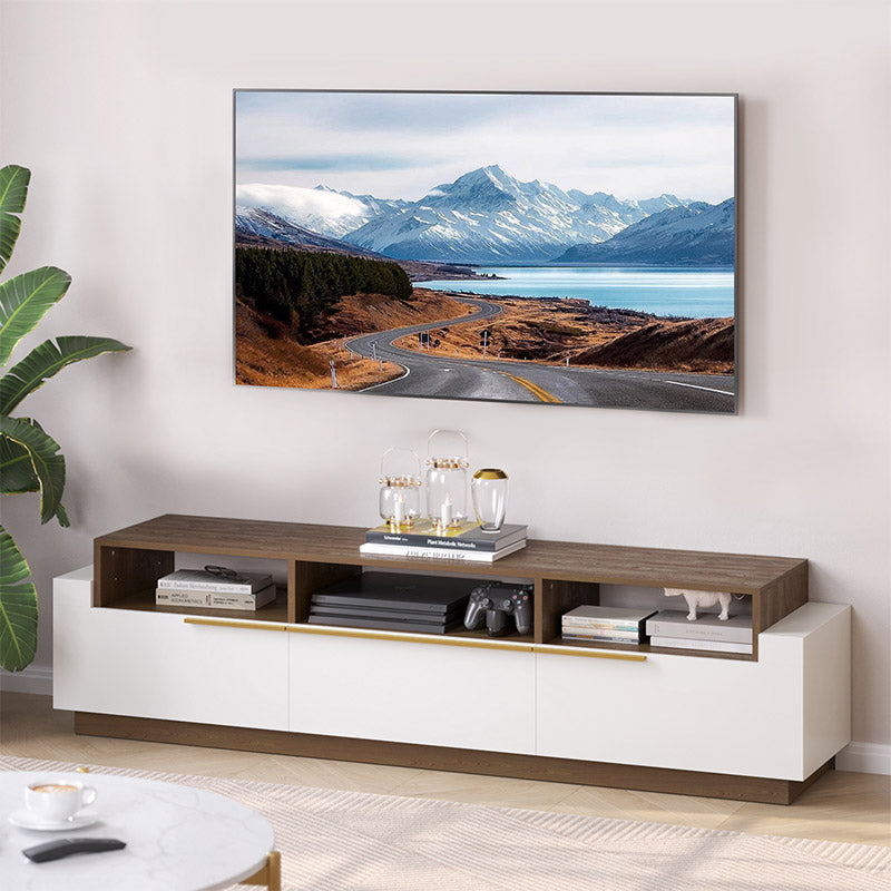 Broadway Low Profile Modern TV Stand for 70+ Inch TV