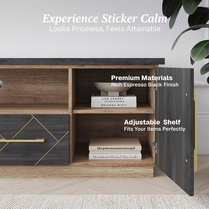 70 Inch Wooden Long TV Stand