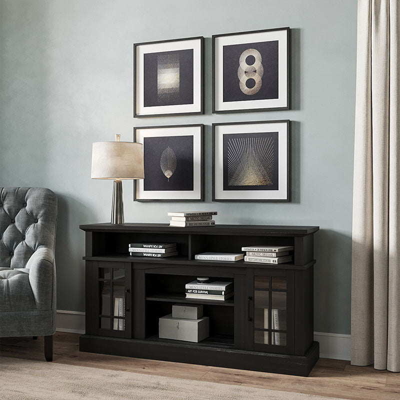 Astorga 58" Modern Farmhouse Fireplace TV Stand