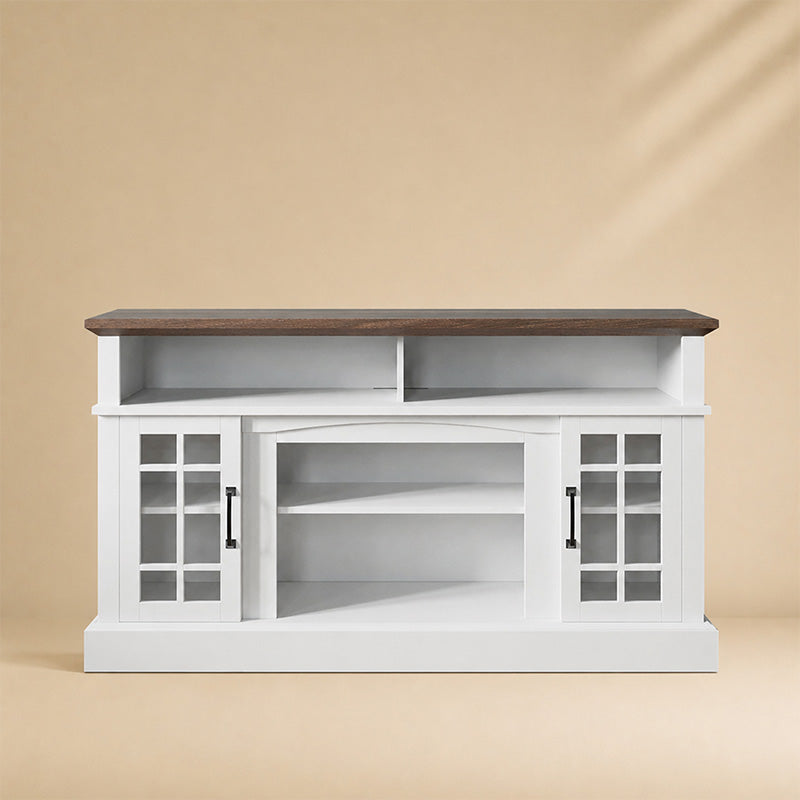 Astorga 58" Modern Farmhouse Fireplace TV Stand