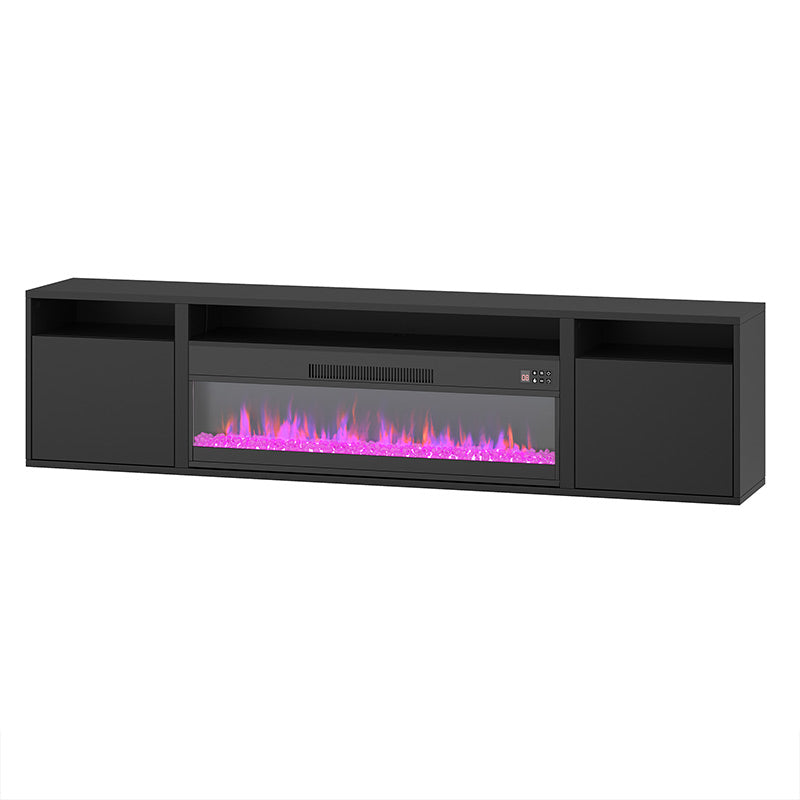 70" Floating TV Stand with Fireplace for TVs up to 75"