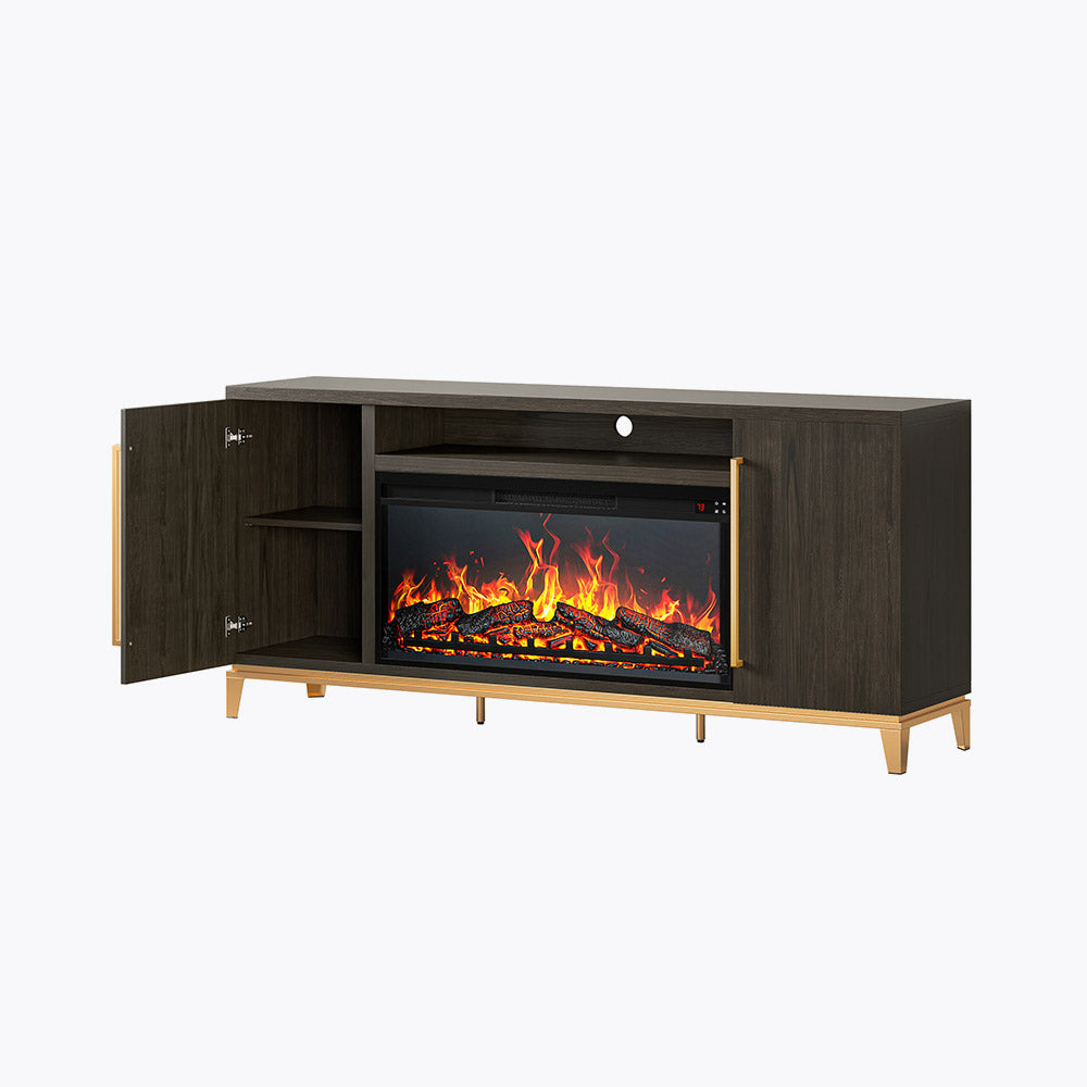 London Fireplace Entertainment Center