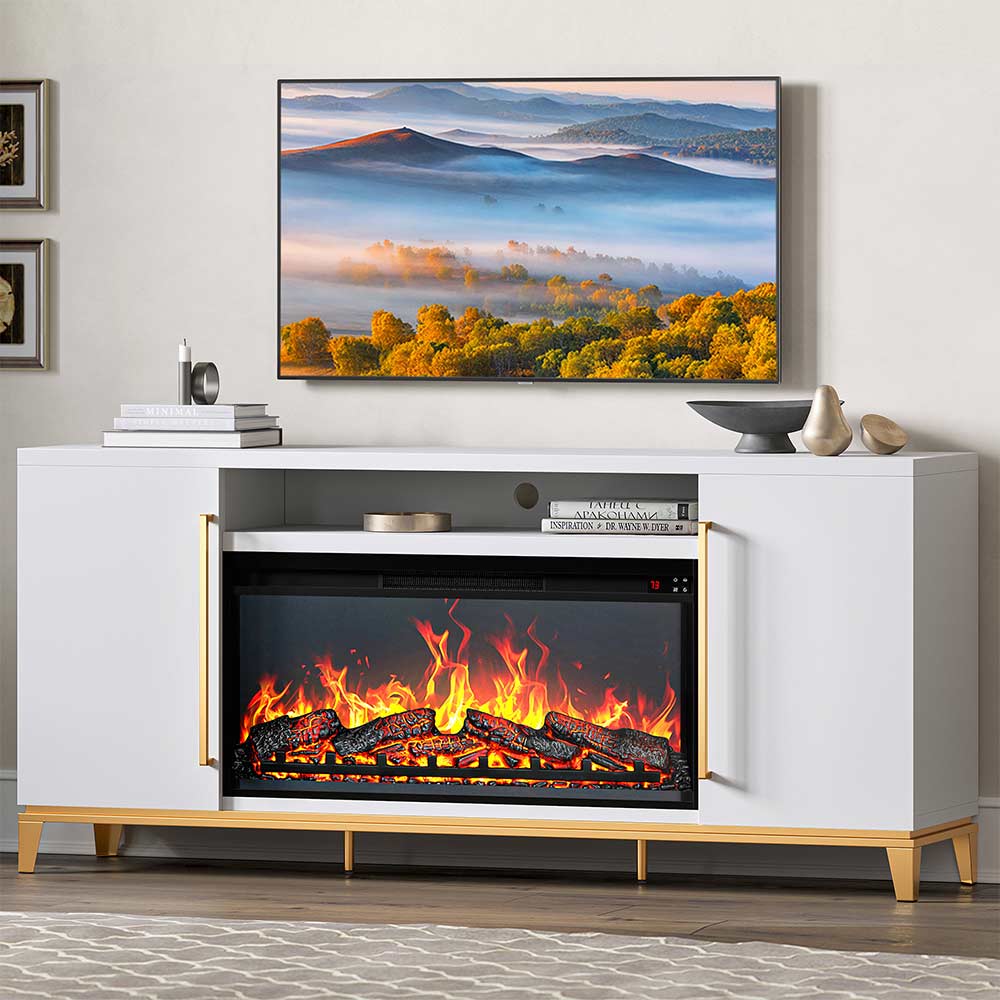 London Fireplace Entertainment Center