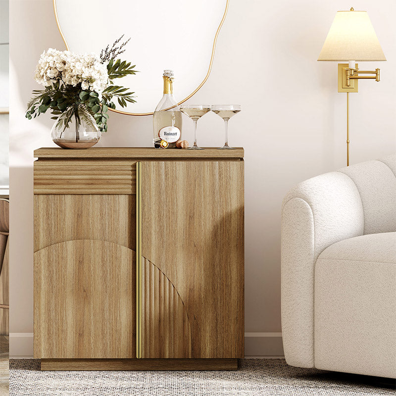31" Geometric Arched Doors Modern Modular Sideboard