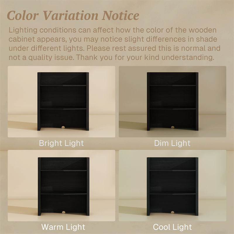 Delphi 71" Tall Black Fluted Bookcase