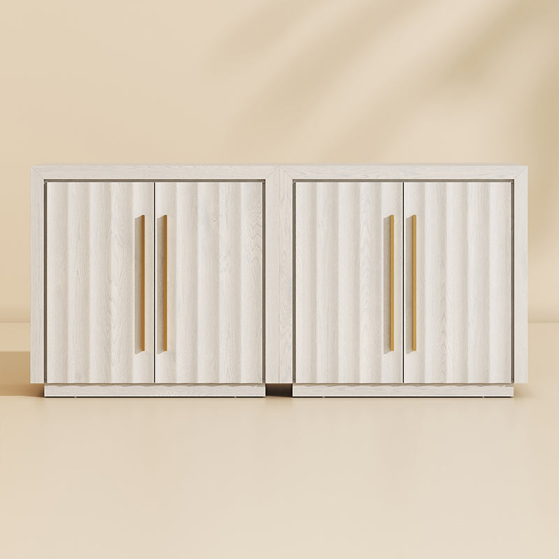 Libra Modern White Small Sideboard (Set of 2)