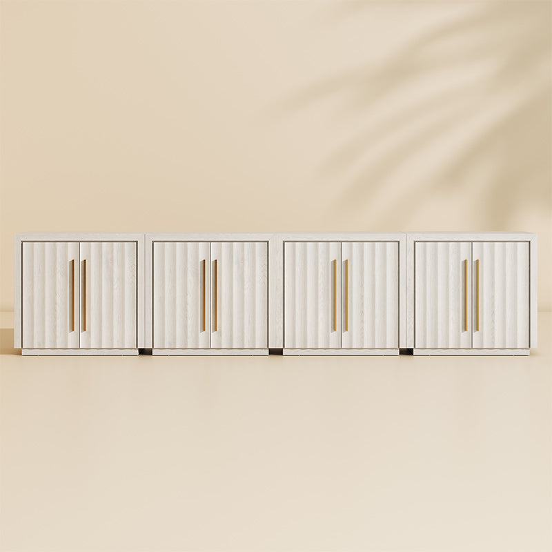 Libra Modern White Small Sideboard (Set of 4)
