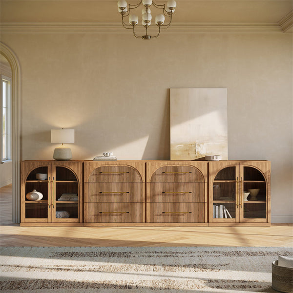 Jagger Modular Buffet Storage Cabinet Set (4-Piece)