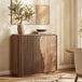 Simms 35" Modern S-Shaped Fluted Sideboard