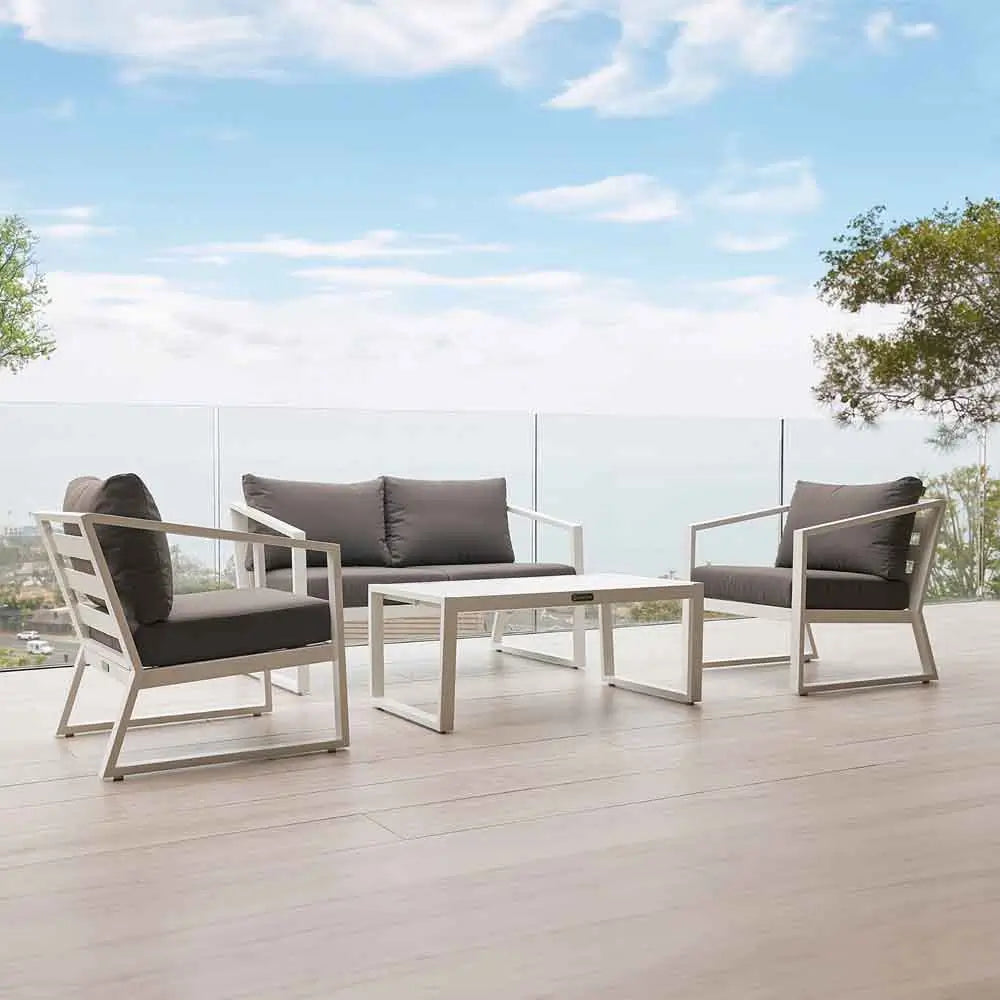 Aegean outdoor aluminum sofa set