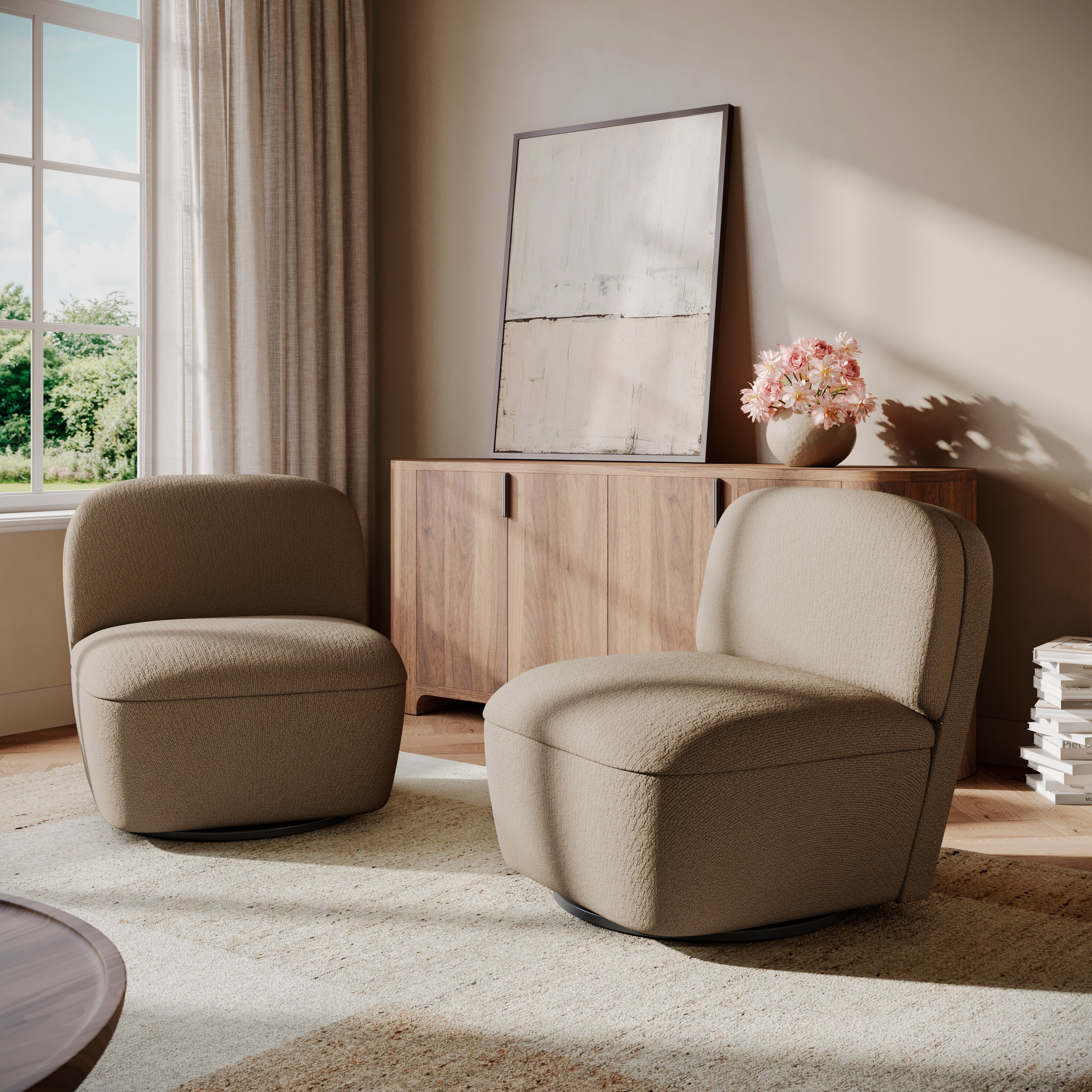 Elevate your space with thoughtfully designed accent chairs - where style meets relaxation.