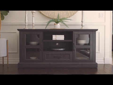 Trussati Modern Farmhouse TV Stand for TVs up to 70″