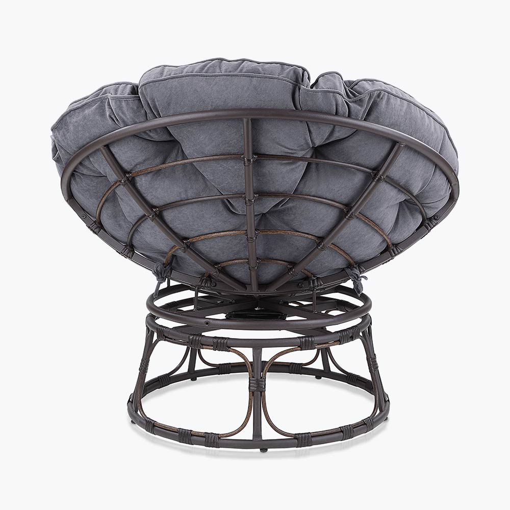 360-Degree Swivel Papasan Chair Indoor