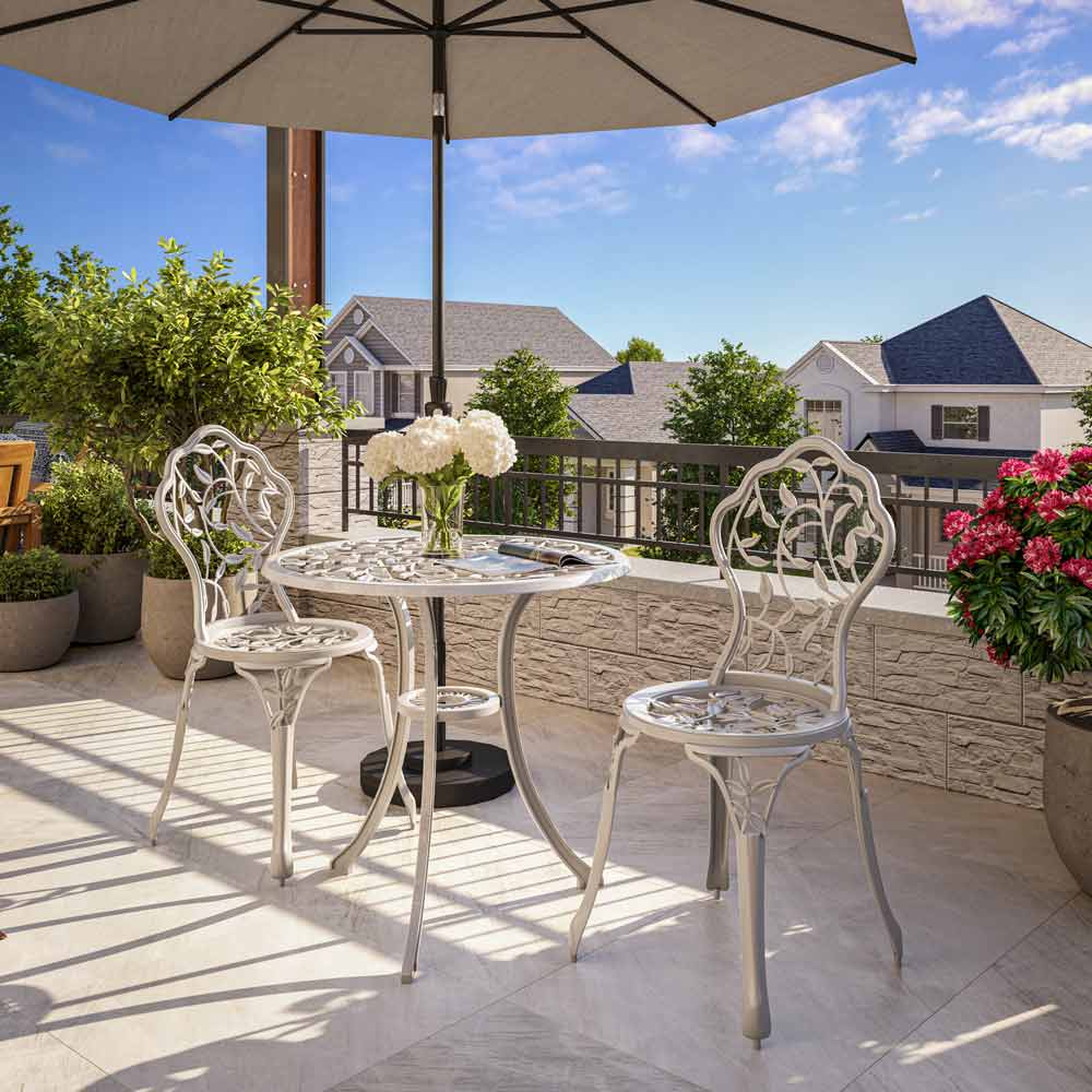 3 Piece Bistro Outdoor Patio Set