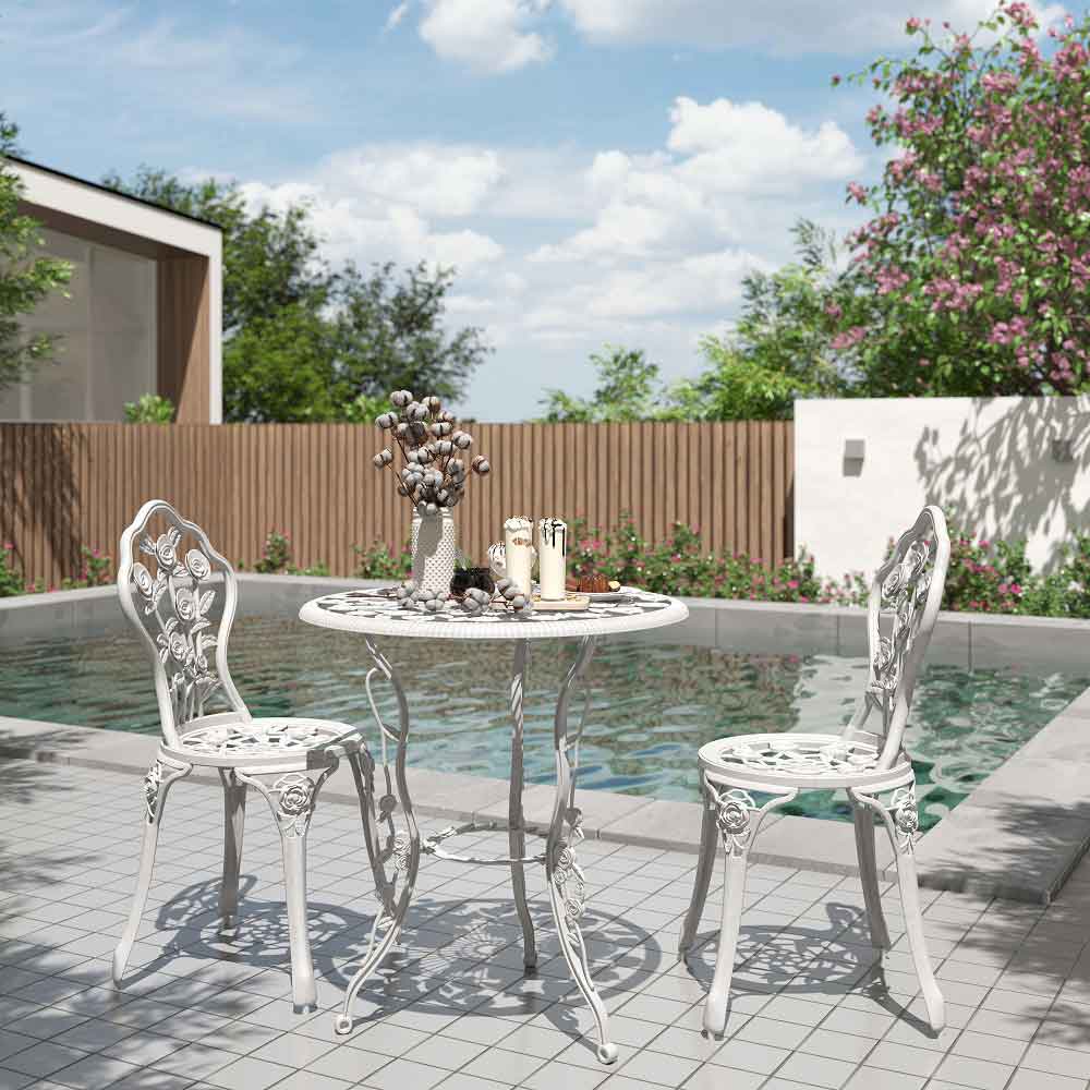 Rose gold bistro set sale