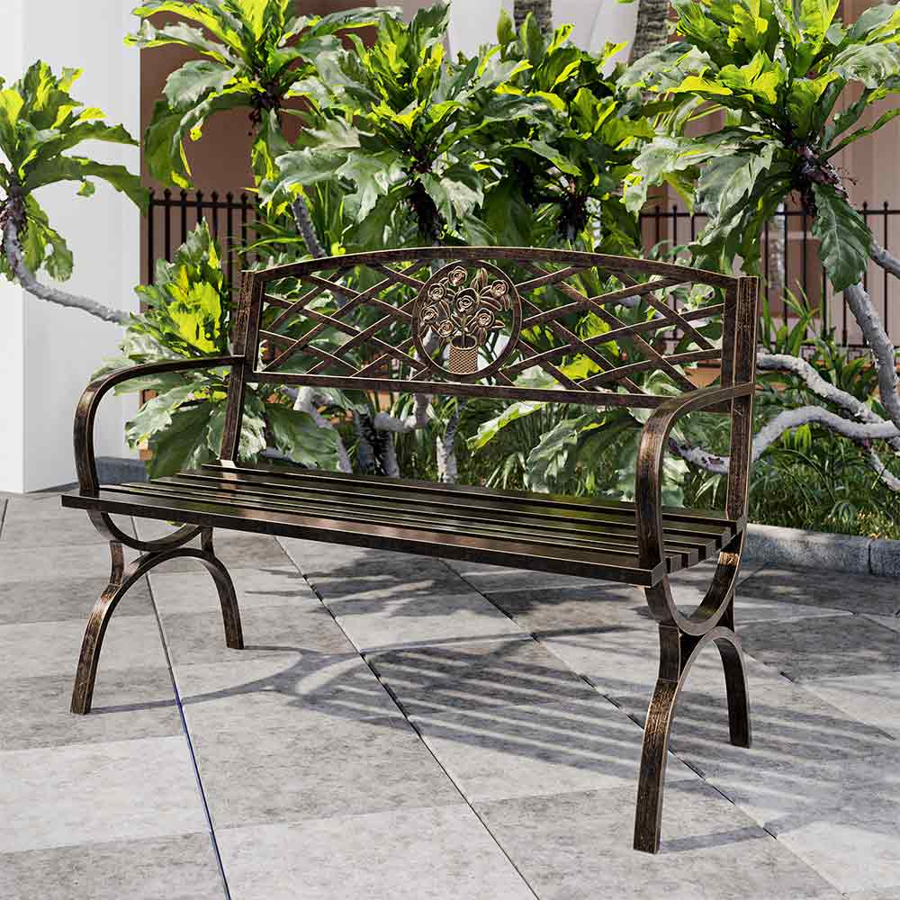 50" Patio Garden Bench