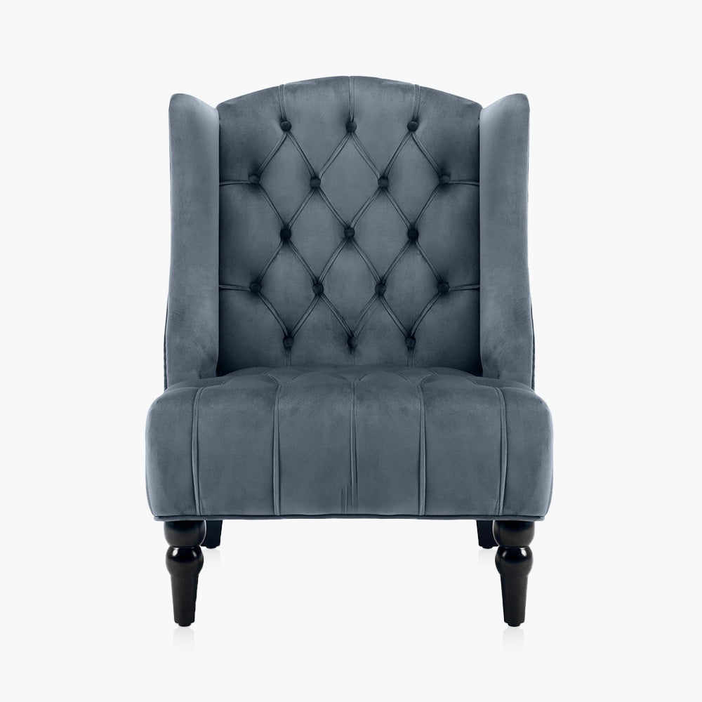 Hyde Tufted Velvet Accent Chair