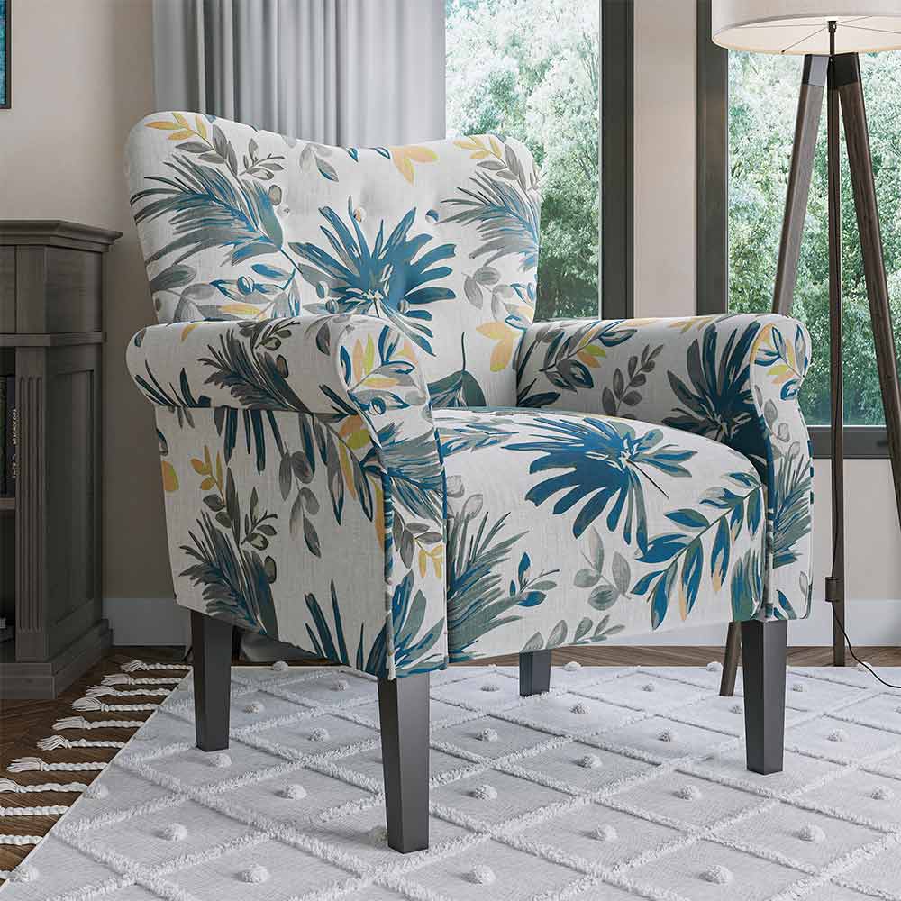 Allston Upholstered Arm Chair Fabric Accent Chair