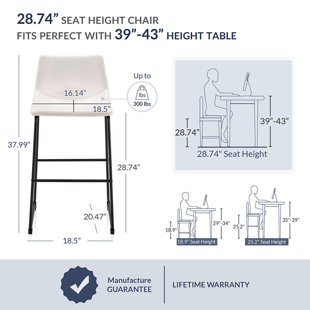Zariah Counter Chair (Set of 2)